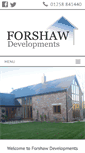 Mobile Screenshot of forshawdevelopments.com